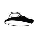 Yamaha Boat Hard-Top Mooring Cover - 275SD 275SDX - Black - 2020 - MAR-275HT-BK-20