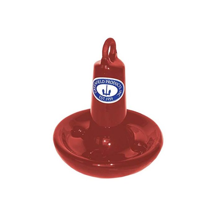 Greenfield Products - Cast Iron Mushroom Anchor PVC Coated - 8 lb. - Red - 508RD