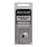 Mercury Quicksilver - 42121Q02 Outboard Aluminum Anode Kit - Fits 6 - 8 - 9.9 - 13.5 - 15 HP - XR10 - 10 Marathon - 10 Seapro - 10 Viking