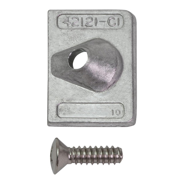 Mercury Quicksilver - 42121Q02 Outboard Aluminum Anode Kit - Fits 6 - 8 - 9.9 - 13.5 - 15 HP - XR10 - 10 Marathon - 10 Seapro - 10 Viking