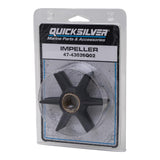 Mercury Quicksilver - Water Pump Impeller - Fits 40/45/50/60 FourStroke Bigfoot, 60 BigFoot, 75 125, 75/90/115 FourStroke, 150 EFI FourStroke, V6/V8 FourStroke, V 200 DFI, 135 300 Verado, V 225/250 & MerCruiser Alpha One Gen II Drives - 47-43026Q02