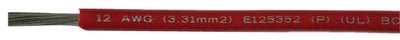 Cobra Wire & Cable - Primary Tinned Copper Wire, 100' 12awg Red  - A1012T01100FT