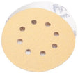 Mirka Abrasives - Gold 6" 6-hole Vac Disc, 120g - 23624120