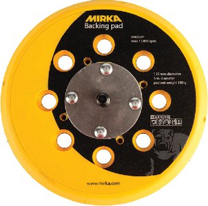 Mirka - 5 GRIP 28 HOLE VACUUM PAD,GRIP FACED ATTACHMENT MULTI-HOLE VACUUM BACKUP PAD - 915GV28