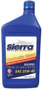 Sierra - 25W40 FCW Synthetic Oil Blend - 1 Liter - 1894408