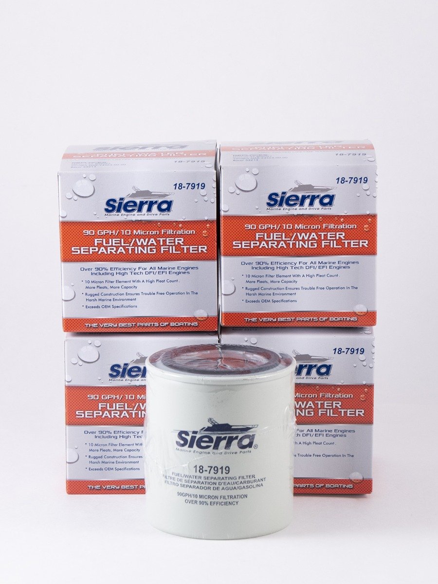 Sierra 7919 Fuel Water Separating Filter - Replaces Mercury 35-809097 ...