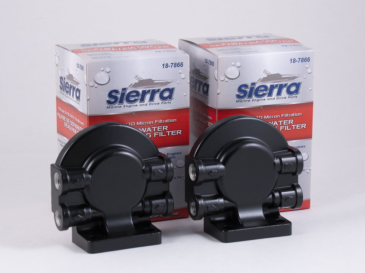 Sierra 79661 Fuel / Water Separator Kit with Housing - 2 Pack - replaces Yamaha MAR-SEPAR-AT-OR