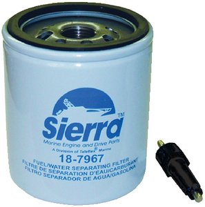 Sierra - Sierra Mercury Fuel Water Separator Filter With Sensor - 7967