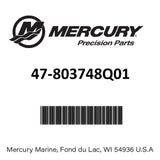 Mercury Quicksilver - Water Impeller Repair Kit - Fits Mercury/Mariner 8/9.9 HP FourStroke Outboards Model Year 2005 and Later - 47-803748Q01