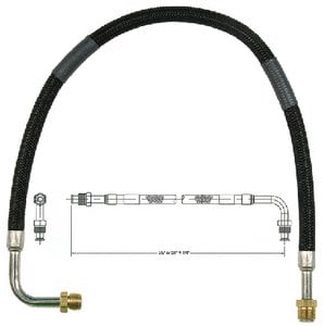 Sierra - Braided Fuel Line Hose - 3/8" x 25" - 8115