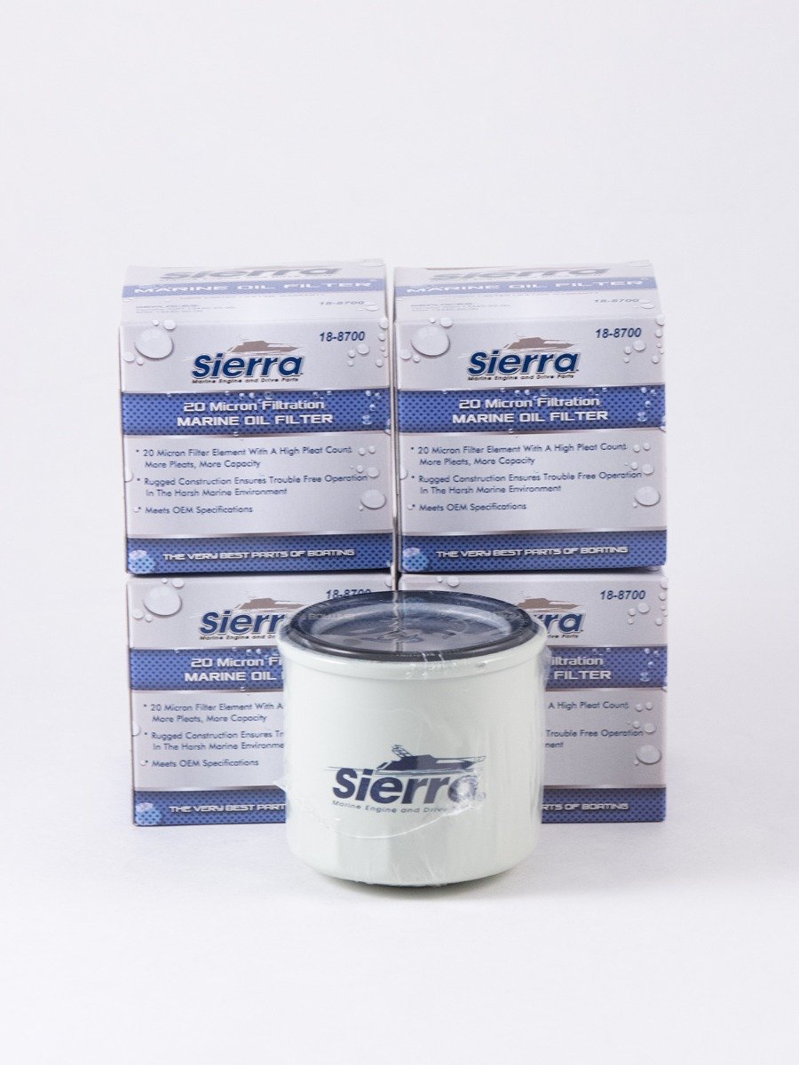 Sierra 8700 Oil Filter - Replaces Yamaha 5GH-13440-60-00 - 4 Pack