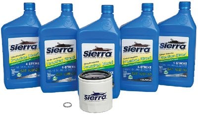 Sierra - Oil Change Kit - Yamaha LUBMRNMDKT10 - 9392