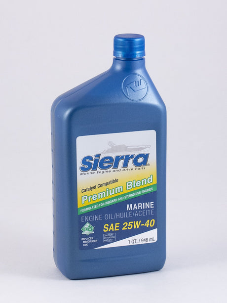 Sierra - 25W40 FCW 4-Cycle Stern Drive Engine Oil - Quart - 9400CAT2