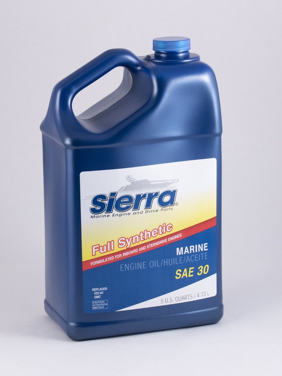 Sierra - SAE 30 Full Synthetic Marine Engine Oil - 5 Quart - 94104