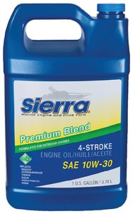 Sierra - SAE 10W-30 FC-W 4 Stroke Outboard Marine Engine Oil - Gallon - 94203