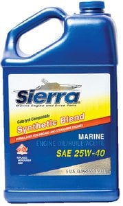 Sierra - Synthetic Blend 4-Cycle Inboard-Sterndrive Engine Oil, 25W40 FCW, 55 Gal. Drum - 9440CAT7