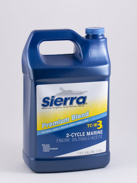 Sierra - Blue Premium TC-W3 2 Stroke Marine Engine Oil - Gallon - 95003