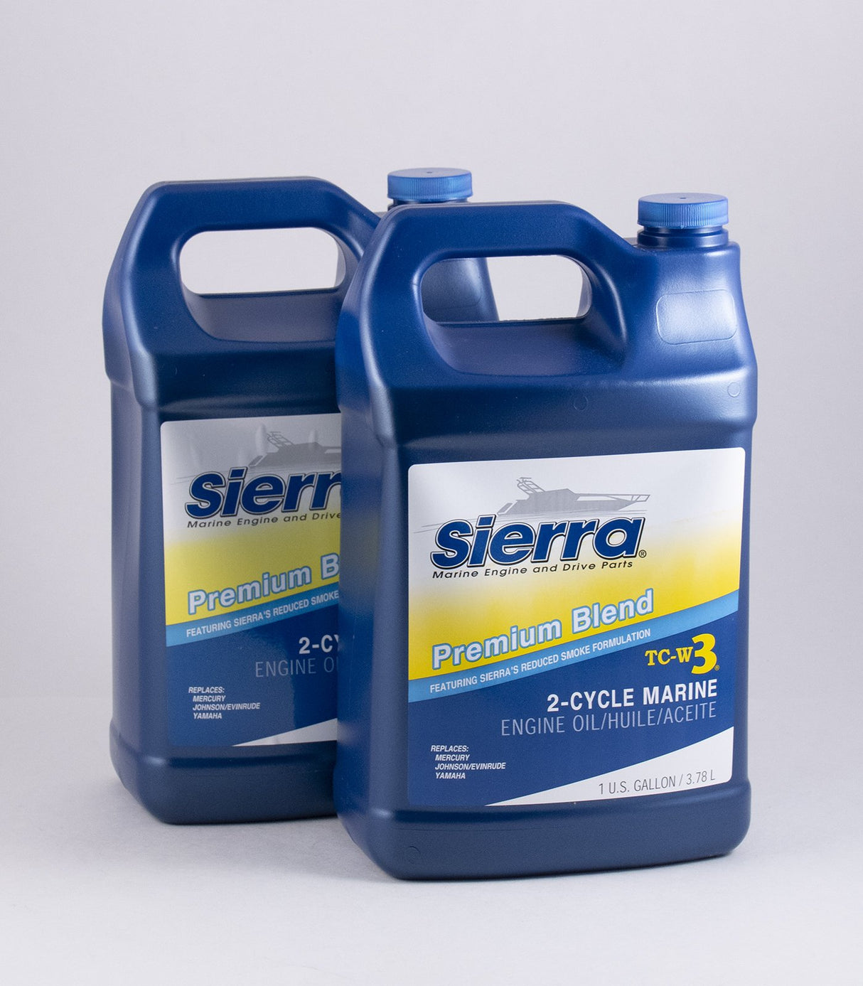 Sierra - Blue Premium TC-W3 2 Stroke Marine Engine Oil - Gallon - 2 Pack - 95003