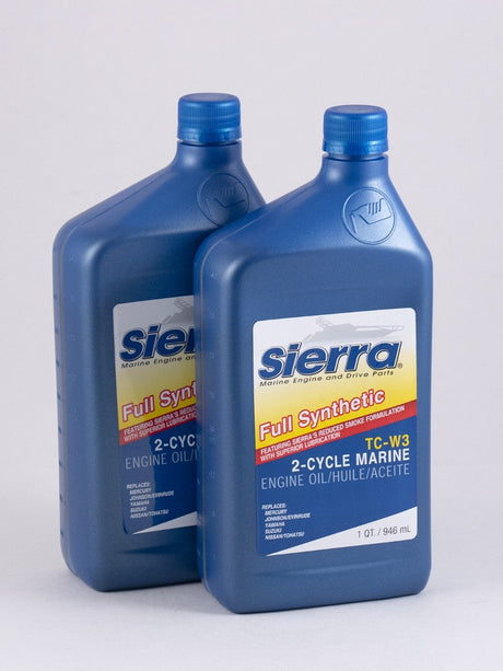 Sierra - Full Synthetic TC-W3 2 Stroke Outboard Marine Oil - 32 oz. - 2 Pack - 95402