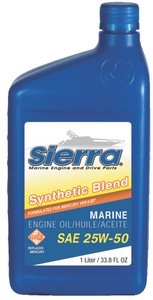 Sierra - 25W50 FCW 4-Cycle Outboard Synthetic Blend Oil - 1 Liter - 95528