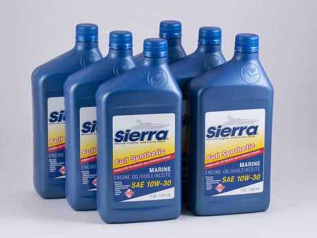 Sierra - 10W-30 Synthetic 4 Stroke Engine Oil - Quart - 6 Pack - 96902