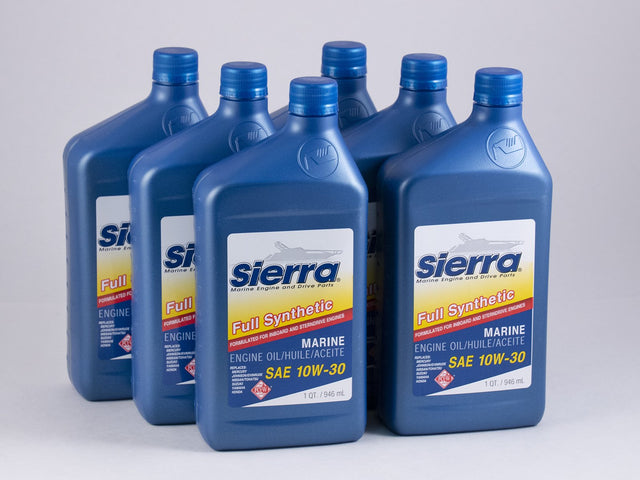 Sierra - 10W-30 Synthetic 4 Stroke Engine Oil - Quart - 6 Pack - 96902