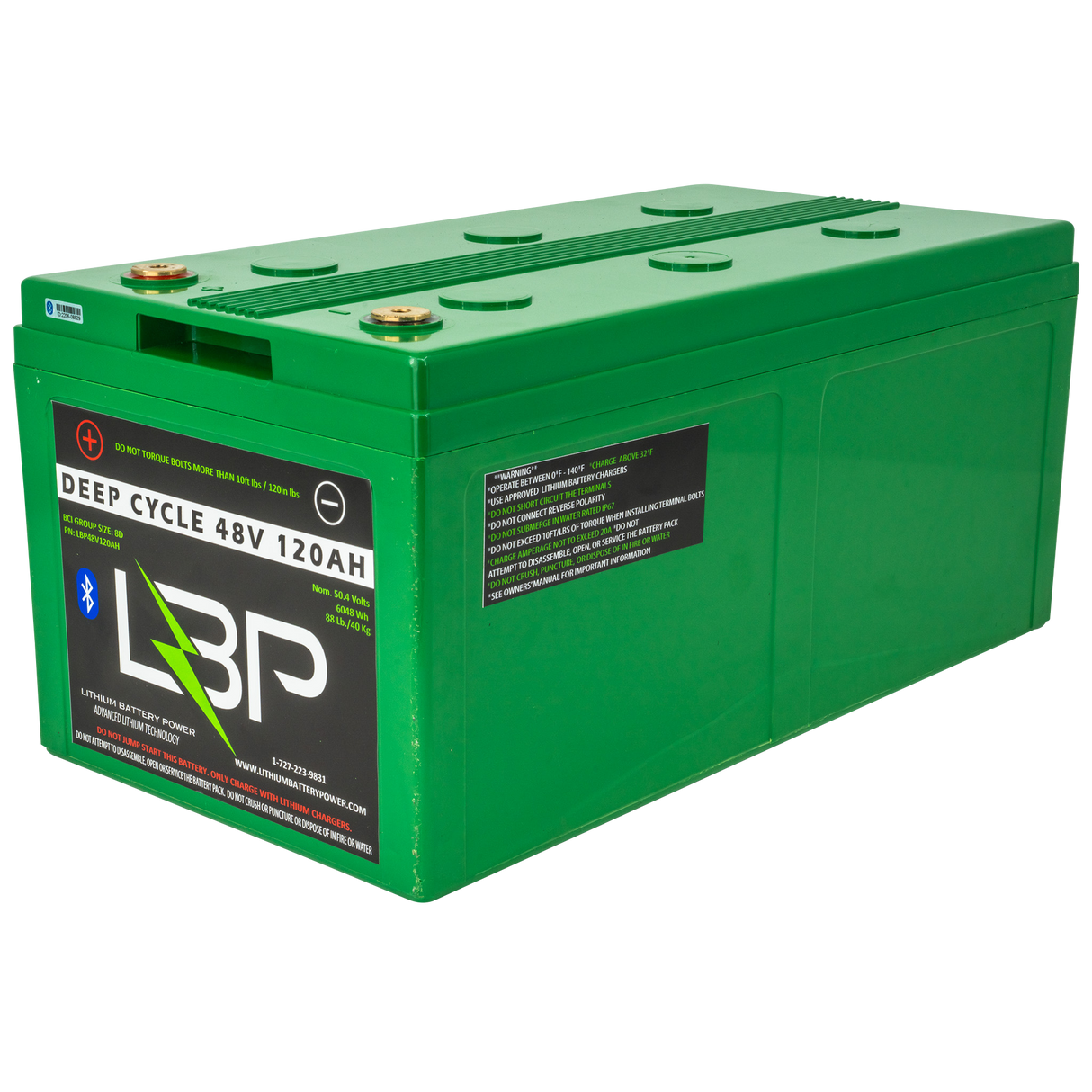 LBP - 48v 120 AH Bluetooth Battery