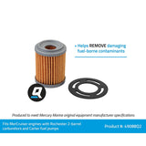 Mercury Mercruiser - Fuel Pump Filter - All MerCruiser Engines w/Rochester 2 Barrel Carburetor & Carter Fuel Pump - 35-49088Q2