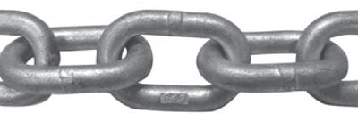 Titan Marine Chain - G43 Mooring Chain Long Link, 3/8" x 200' - 10312729