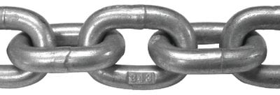 Titan Marine Chain - ISO High Test Chain G43, 1/4" x 400' - 10312746