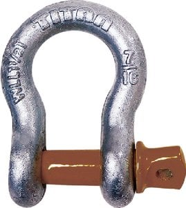 Titan Marine Chain - Hot Galvanized Bow Shackle - 1/4" - 10319050