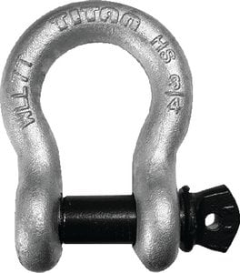 Titan Marine Chain - High Strength Galvanized Shackle - 7/16" - 10319611