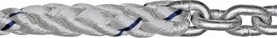 Titan Marine Chain - Three Strand Anchor Rode, 9/16" x 200' - 10517785