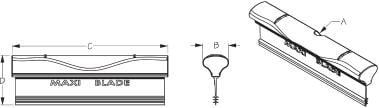 Sea-Dog - Boat Hook Silicone Squeegee - 491100-1