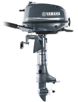 Yamaha F6LMHA Outboard - 20-Inch Shaft | Tiller Handle | Manual Start | Manual Tilt | Gray