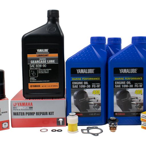 Yamaha T60TLD 300 Hour Service Maintenance Kit - Yamalube 10W-30 - 2005