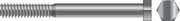 Seachoice - Hex Head Flex Screw, 7/16"-14 X 3-1/2" - 00074
