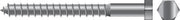 Seachoice - Lag Screw, 5/16 X 5" - 00183