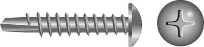 Seachoice - Phillips Pan Head Self Drilling Screw 100 Bag, #8 X 3/4" - 00941