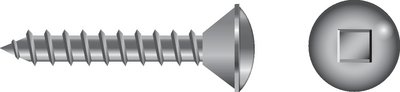 Seachoice - Square Oval Head Tapping Screw, #6 X 3/4" - 01119