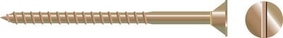 Seachoice - Slotted Flat Head Wood Screws, #6 X 1" - 01439