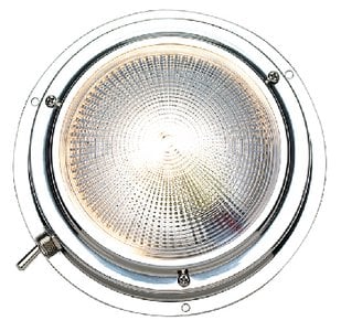 Seachoice - Polished Stainless Steel Day Or Night Vision Dome Light - 06641