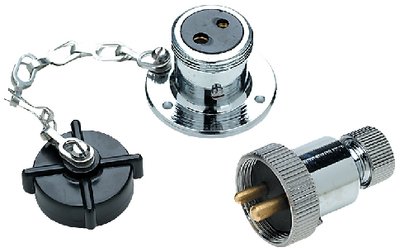 Sea Choice - Deck Connector With Brass Double Contacts - 10161