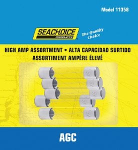 Seachoice - High Amp Agc Glass Fuse Assortment - 11358