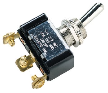 Seachoice - 2 Position Toggle Switch With 3 Screw Terminals On/on - 12111