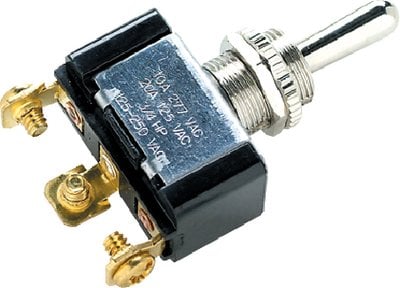 Seachoice - 3 Position Toggle Switch With 3 Screw Terminals On/off/on - 12121