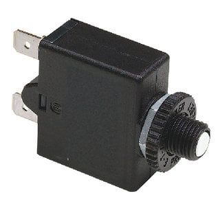 Seachoice - Mini Push To Reset Circuit Breaker, 5 Amp - 13381