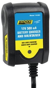 Seachoice - Battery Charger And Maintainer, 12v 0.5 Amp - 14383