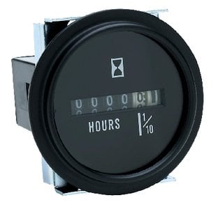 Seachoice - Hour Meter With Black Bezel - 15311