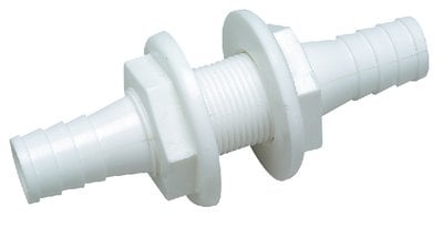 Sea Choice - DoubleEnded 3/4" x 3/4" Thru Hull Connector For Hose - 18201